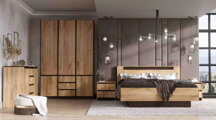 Стеллаж 3 ящика Бостон, Крафт 