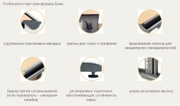 Растущая парта Дэми Универсал СУТ-15 (120см)