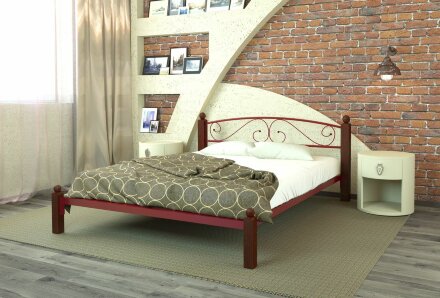 Кровать металлическая Вероника Lux 